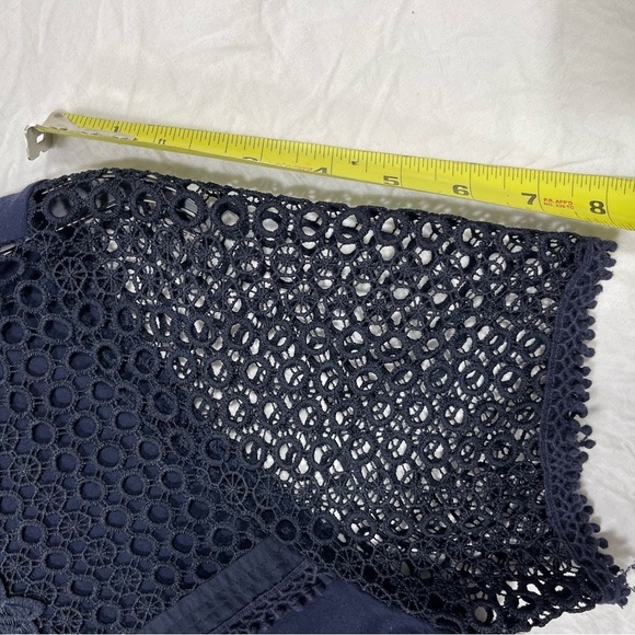 Loft Navy blue lace knit dress women’s size L - Picture 11 of 13